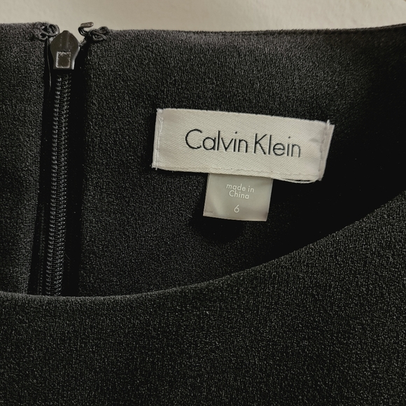 Calvin Clein Black Sheath Dress - Picture 3 of 4